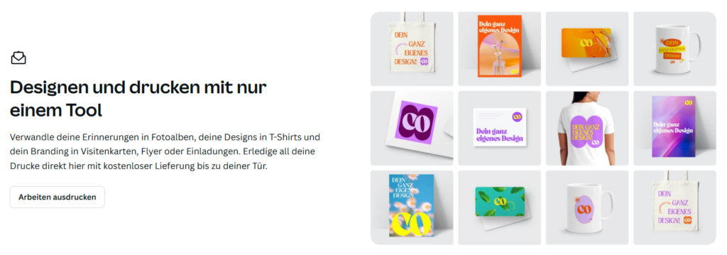 Canva - Designen und drucken mit nur einem Tool