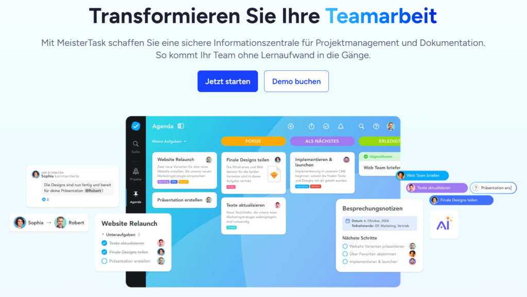 Meistertask - Teamarbeit